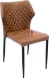 Dinerstoel Sam (bruin/leder look)