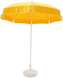 Parasol linnen geel 180cm Ø