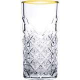 Longdrinkglas Timeless met gouden rand 29,5cl. (per 40 stuks)