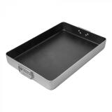 Braadslede aluminium met handgrepen 50x35x7cm