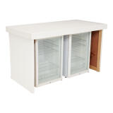 Klapbuffet wit/hout (160x80cm) - Image 2