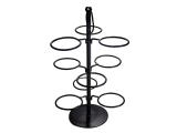 Etagere voor 9 borden zwart