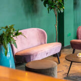 Sara bankje fluweel lila / paars - Image 2