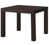 Bijzettafeltje zwart vierkant (55x55x44cm)