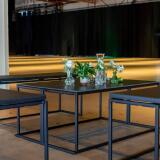 Salontafel Black Steel 120x38cm - Image 2