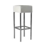 Barkruk White vierkant