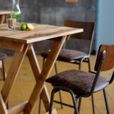 Barkruk Vintage incl. leren (zachte) kussen/zitting - Image 2