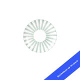 Plat bord 20,5 cm Cabana Groen