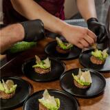 Plat bord zwart Universe 19cm - Image 3