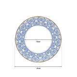 Plat bord Azul blauw 21cm  - Image 2